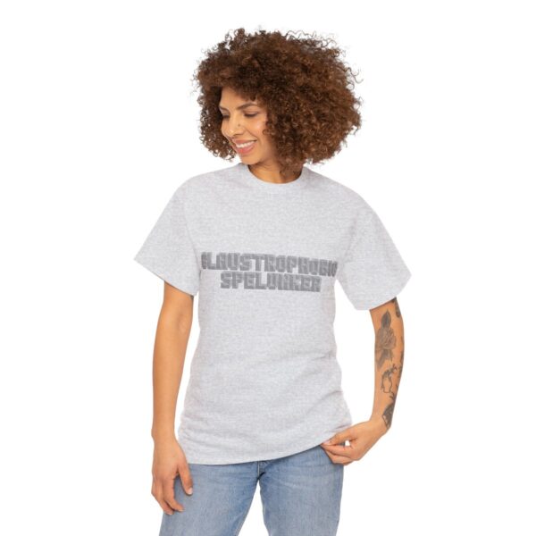 Brat Life "Claustrophobic Spelunker" Unisex Heavy Cotton Tee - Image 3