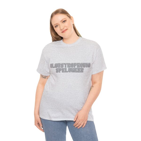 Brat Life "Claustrophobic Spelunker" Unisex Heavy Cotton Tee - Image 4