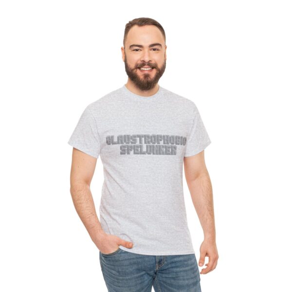 Brat Life "Claustrophobic Spelunker" Unisex Heavy Cotton Tee - Image 5