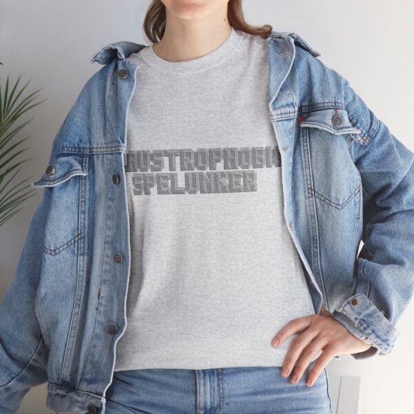Brat Life "Claustrophobic Spelunker" Unisex Heavy Cotton Tee - Image 9
