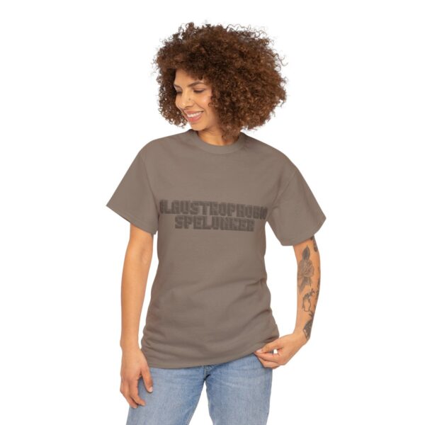 Brat Life "Claustrophobic Spelunker" Unisex Heavy Cotton Tee - Image 63