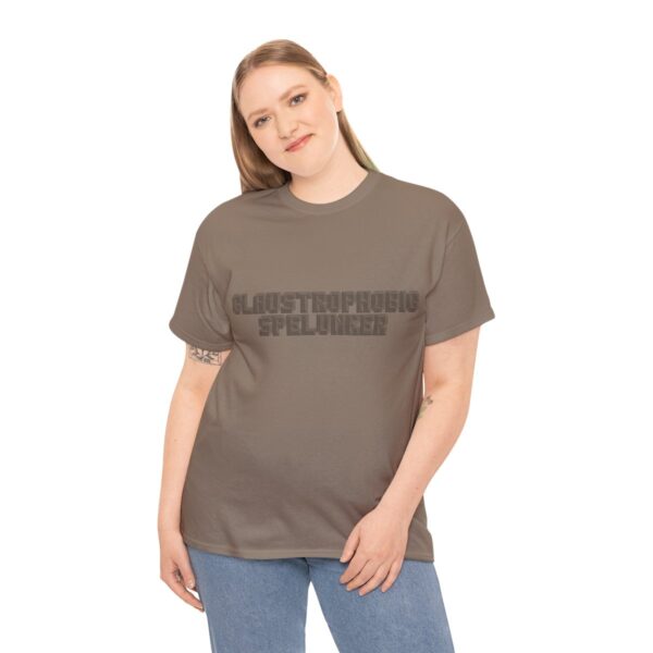 Brat Life "Claustrophobic Spelunker" Unisex Heavy Cotton Tee - Image 64