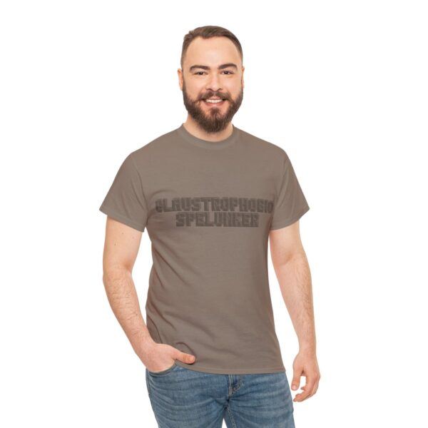 Brat Life "Claustrophobic Spelunker" Unisex Heavy Cotton Tee - Image 65