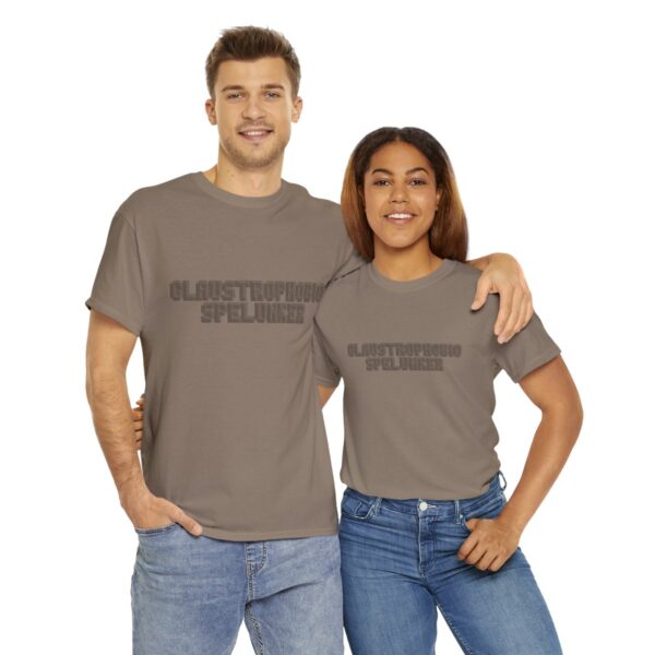 Brat Life "Claustrophobic Spelunker" Unisex Heavy Cotton Tee - Image 70