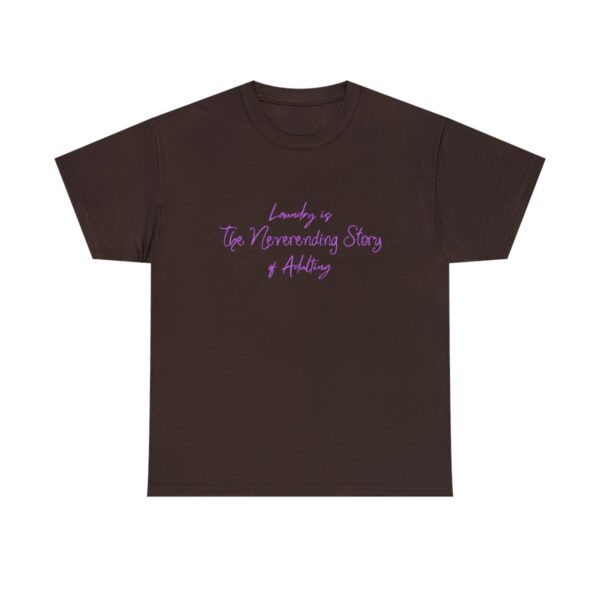 Laundry is the Neverending Story of Adulthood Unisex Heavy Cotton Tee - Image 25