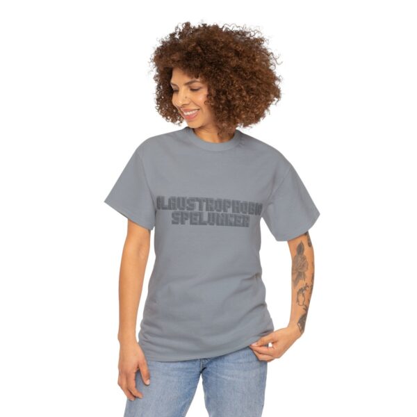 Brat Life "Claustrophobic Spelunker" Unisex Heavy Cotton Tee - Image 87