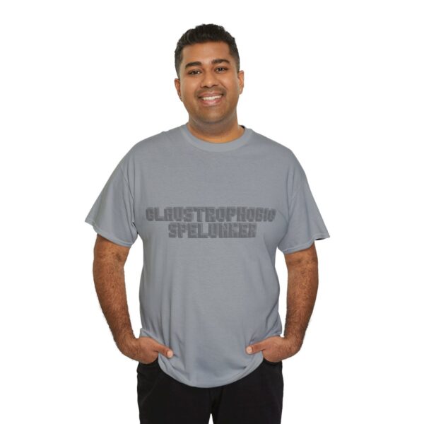 Brat Life "Claustrophobic Spelunker" Unisex Heavy Cotton Tee - Image 92