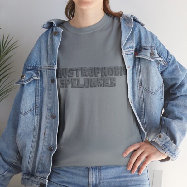 Brat Life "Claustrophobic Spelunker" Unisex Heavy Cotton Tee - Image 93
