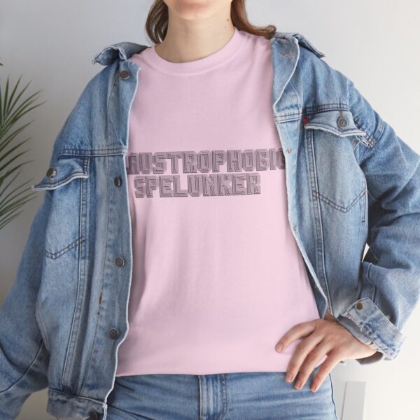 Brat Life "Claustrophobic Spelunker" Unisex Heavy Cotton Tee - Image 153