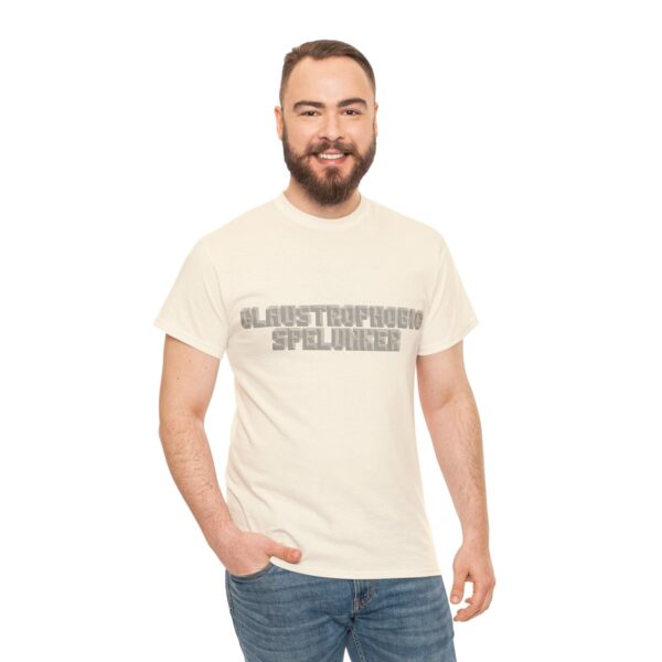 Brat Life "Claustrophobic Spelunker" Unisex Heavy Cotton Tee - Image 77