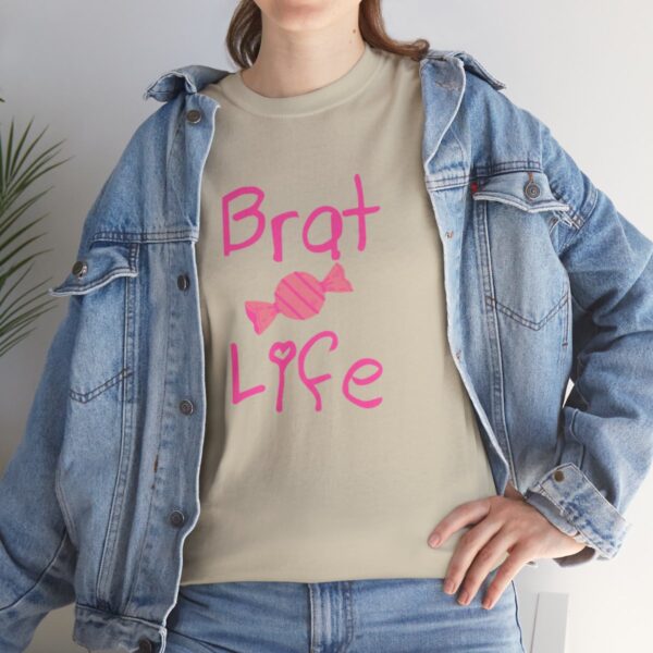 Brat Life Unisex Heavy Cotton Tee - Image 45