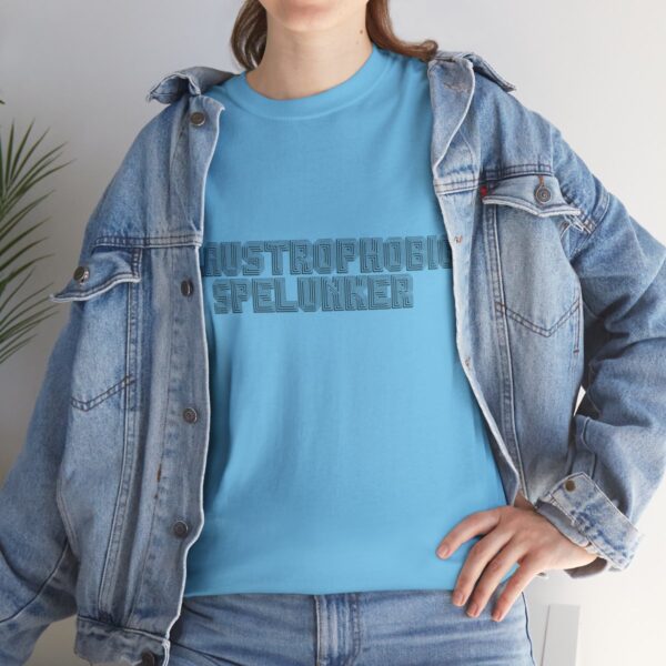 Brat Life "Claustrophobic Spelunker" Unisex Heavy Cotton Tee - Image 117