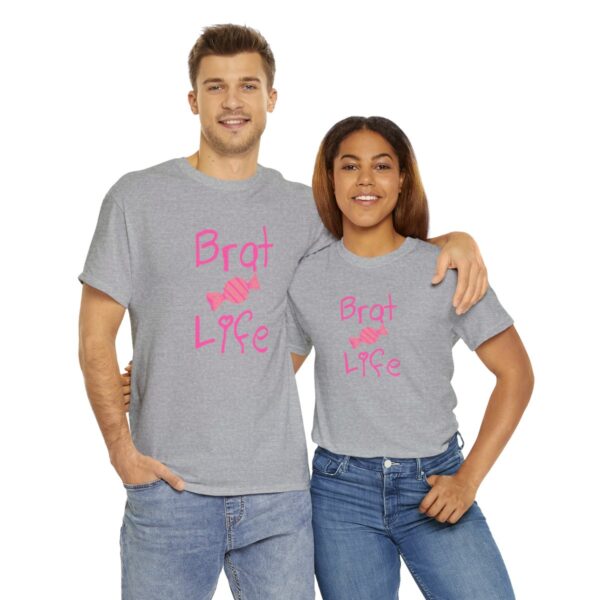 Brat Life Unisex Heavy Cotton Tee - Image 70