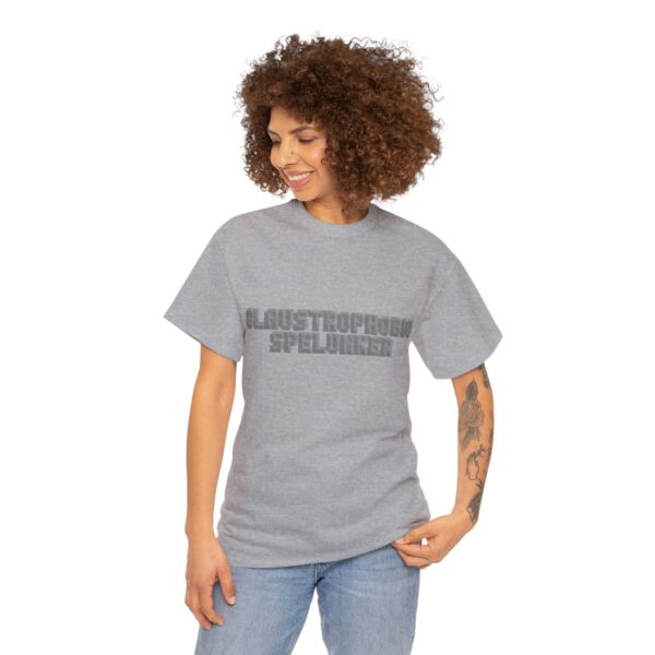 Brat Life "Claustrophobic Spelunker" Unisex Heavy Cotton Tee - Image 51