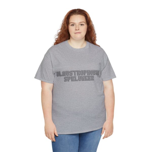Brat Life "Claustrophobic Spelunker" Unisex Heavy Cotton Tee - Image 55