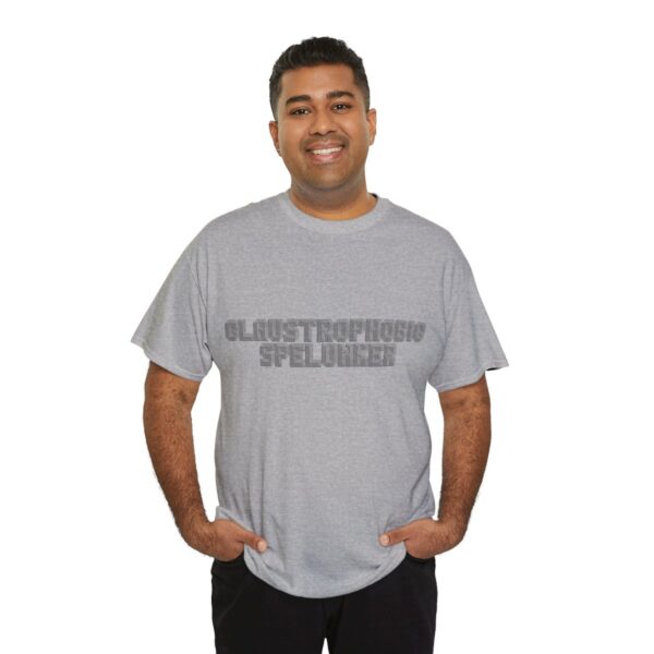 Brat Life "Claustrophobic Spelunker" Unisex Heavy Cotton Tee - Image 56