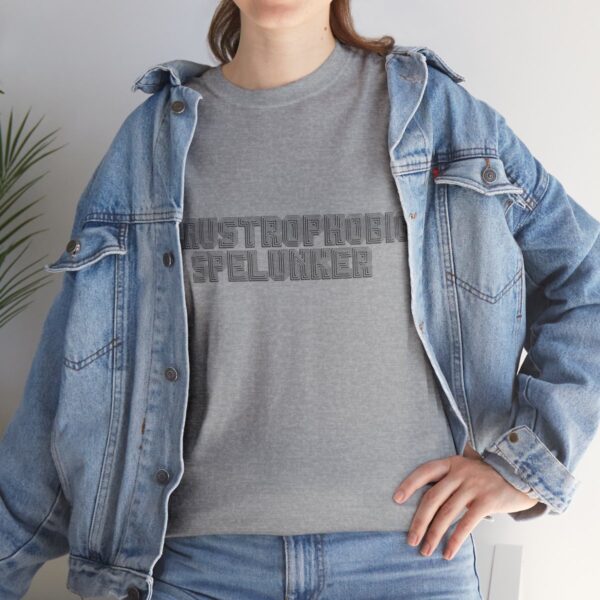 Brat Life "Claustrophobic Spelunker" Unisex Heavy Cotton Tee - Image 57