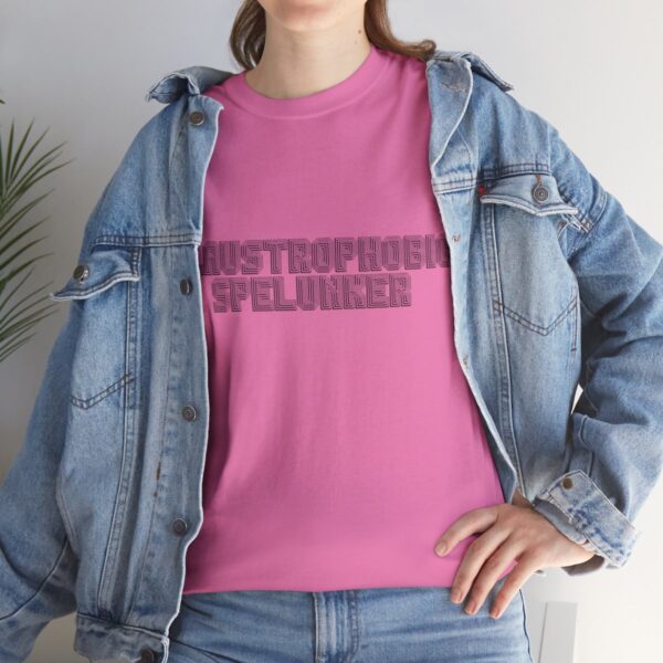 Brat Life "Claustrophobic Spelunker" Unisex Heavy Cotton Tee - Image 165