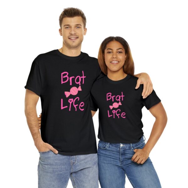 Brat Life Unisex Heavy Cotton Tee - Image 34