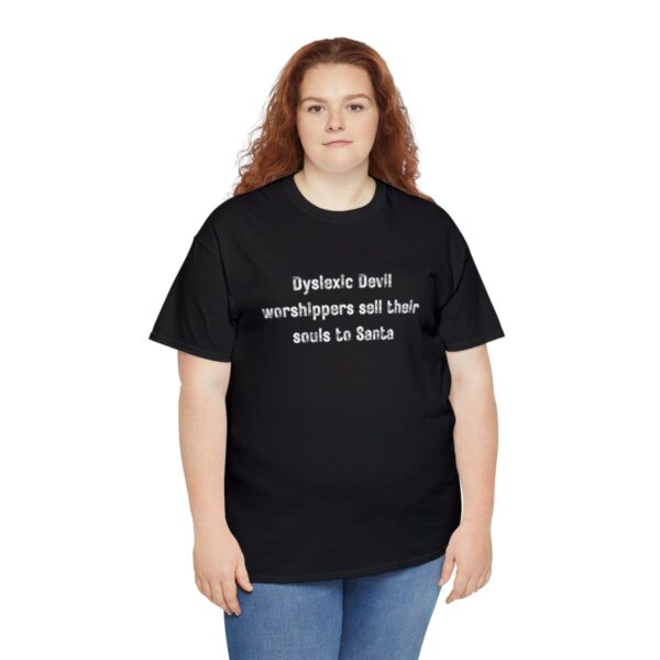 Absurd.link "Saint Nick's Nightmare" Unisex Heavy Cotton Tee - Image 7