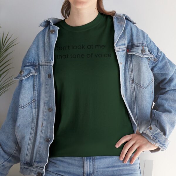 Brat Life "Don't look at me in that tone of voice" light Unisex Heavy Cotton Tee - Image 45
