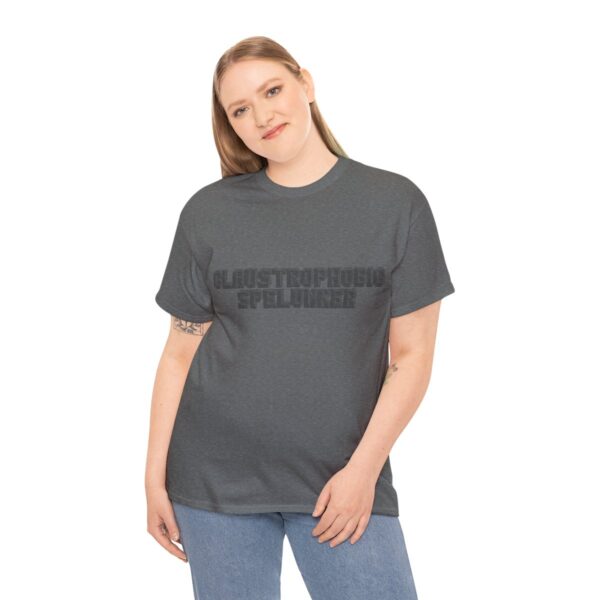 Brat Life "Claustrophobic Spelunker" Unisex Heavy Cotton Tee - Image 100