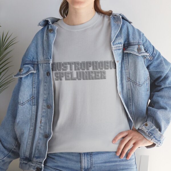 Brat Life "Claustrophobic Spelunker" Unisex Heavy Cotton Tee - Image 45