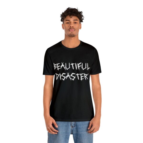 Brat Life "Beautiful Disaster" Unisex Jersey Short Sleeve Tee - Image 4