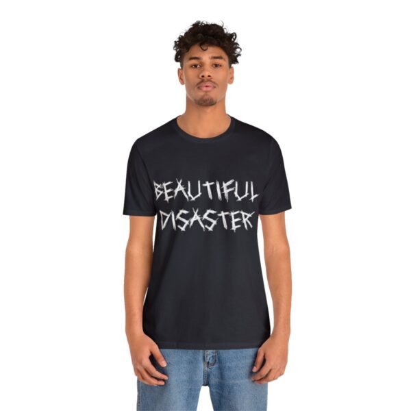 Brat Life "Beautiful Disaster" Unisex Jersey Short Sleeve Tee - Image 52
