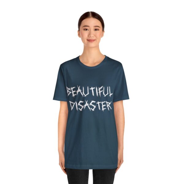 Brat Life "Beautiful Disaster" Unisex Jersey Short Sleeve Tee - Image 195