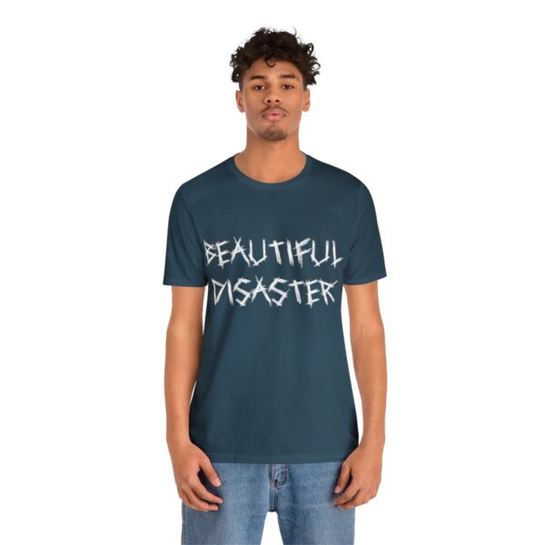 Brat Life "Beautiful Disaster" Unisex Jersey Short Sleeve Tee - Image 196