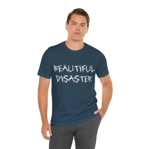 Brat Life "Beautiful Disaster" Unisex Jersey Short Sleeve Tee - Image 198