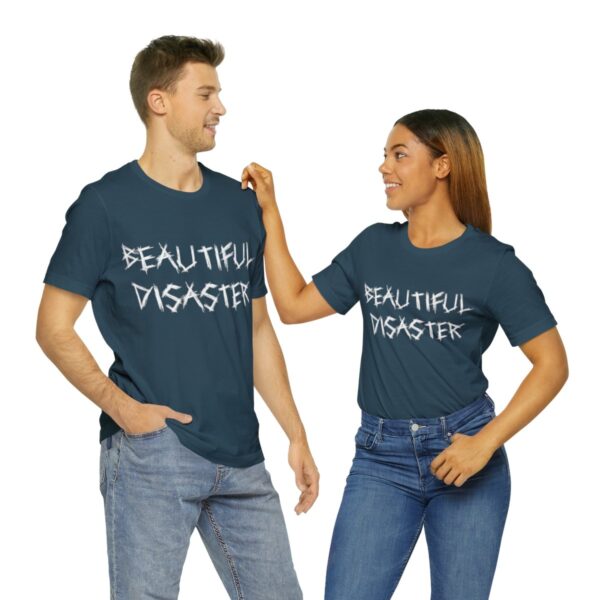 Brat Life "Beautiful Disaster" Unisex Jersey Short Sleeve Tee - Image 202