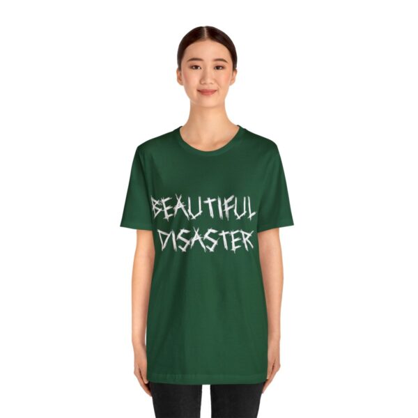Brat Life "Beautiful Disaster" Unisex Jersey Short Sleeve Tee - Image 99