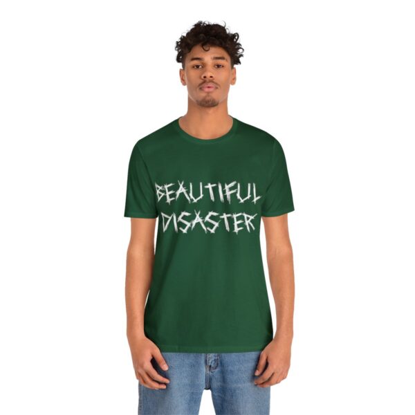 Brat Life "Beautiful Disaster" Unisex Jersey Short Sleeve Tee - Image 100
