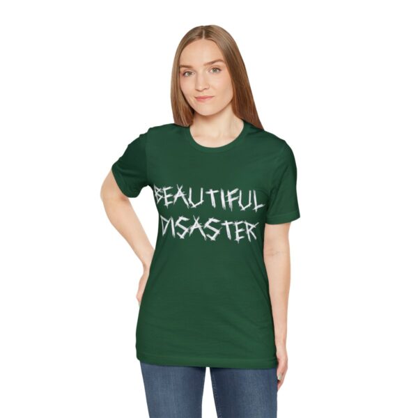 Brat Life "Beautiful Disaster" Unisex Jersey Short Sleeve Tee - Image 101