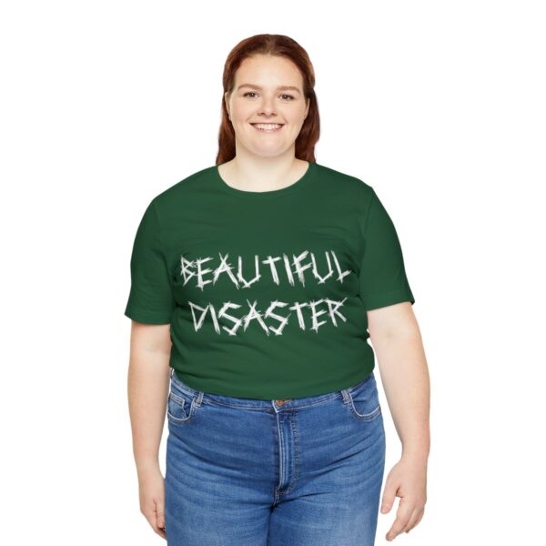 Brat Life "Beautiful Disaster" Unisex Jersey Short Sleeve Tee - Image 103