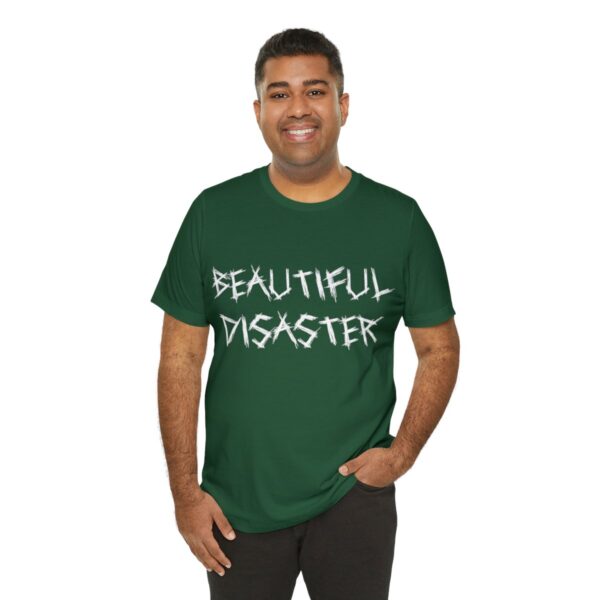 Brat Life "Beautiful Disaster" Unisex Jersey Short Sleeve Tee - Image 104