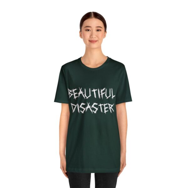 Brat Life "Beautiful Disaster" Unisex Jersey Short Sleeve Tee - Image 111