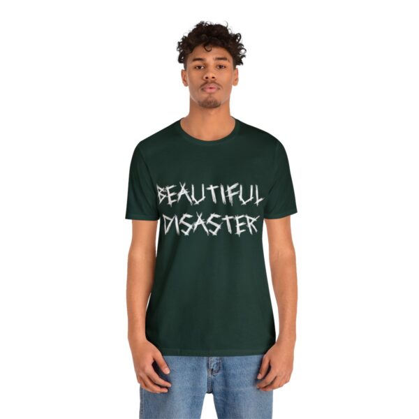 Brat Life "Beautiful Disaster" Unisex Jersey Short Sleeve Tee - Image 112