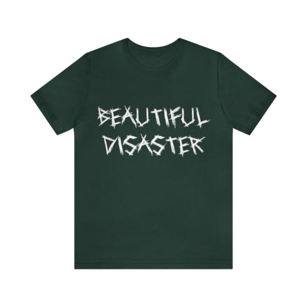 Brat Life "Beautiful Disaster" Unisex Jersey Short Sleeve Tee - Image 109