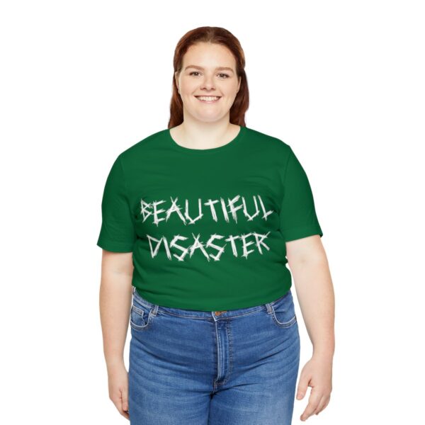 Brat Life "Beautiful Disaster" Unisex Jersey Short Sleeve Tee - Image 91