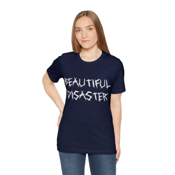 Brat Life "Beautiful Disaster" Unisex Jersey Short Sleeve Tee - Image 209