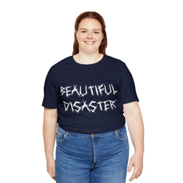 Brat Life "Beautiful Disaster" Unisex Jersey Short Sleeve Tee - Image 211