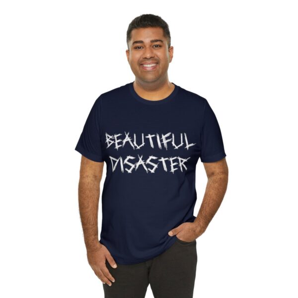 Brat Life "Beautiful Disaster" Unisex Jersey Short Sleeve Tee - Image 212