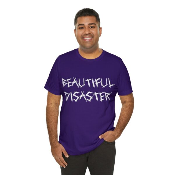 Brat Life "Beautiful Disaster" Unisex Jersey Short Sleeve Tee - Image 224