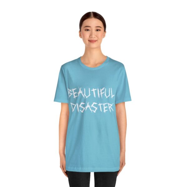 Brat Life "Beautiful Disaster" Unisex Jersey Short Sleeve Tee - Image 135