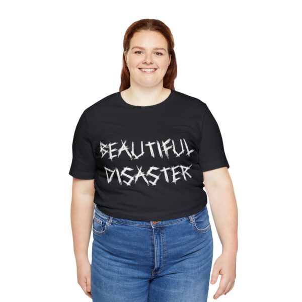 Brat Life "Beautiful Disaster" Unisex Jersey Short Sleeve Tee - Image 67