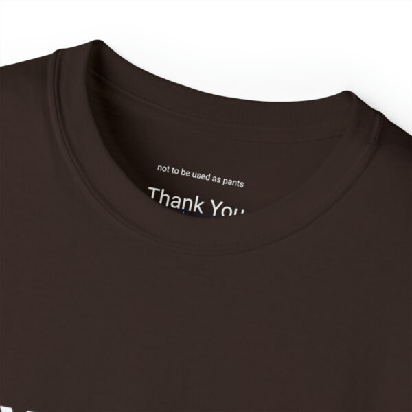 Brat Life "did you get your license out of a cracker jack box" White Font Unisex Ultra Cotton Tee - Image 8