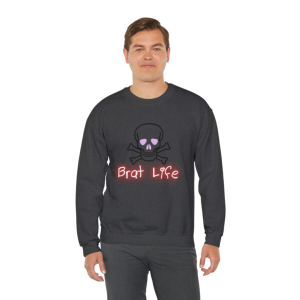 Brat Life Unisex Heavy Blend™ Crewneck Sweatshirt - Image 5